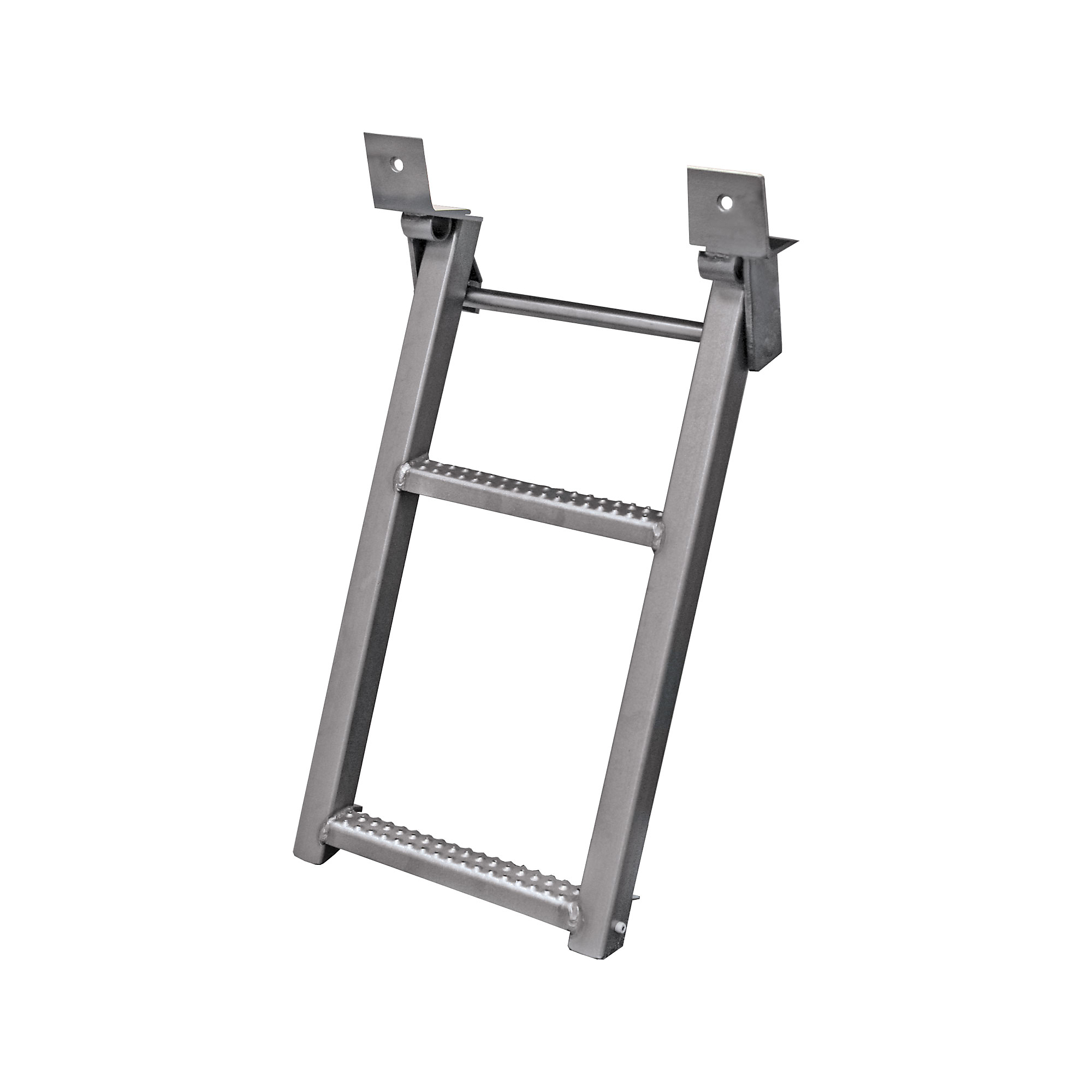 Buyers Products, Stainless Retractable Truck Steps w/ Nonslip Tread, Step Length 16.75 in, Step Width 3 in, Retractable, Model# RS2SS